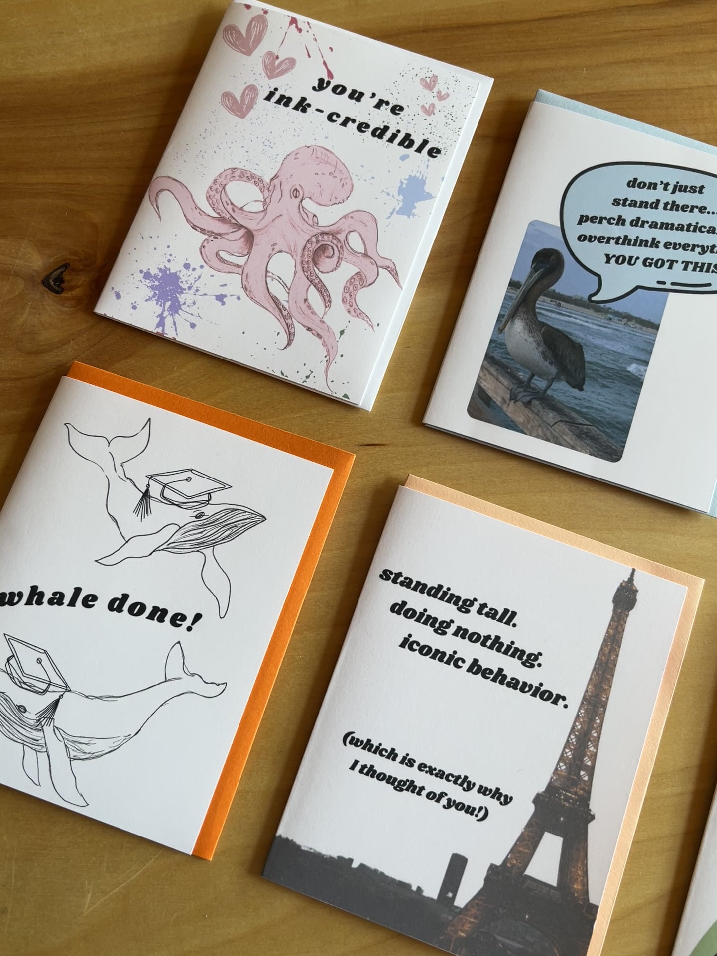 greeting card video - showing all of the unfiltered cards